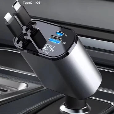 Goodies | USB-C Retractable Car Charger