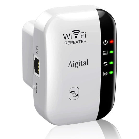 Goodies | WiFi Extender Signal Booster, Covers Up to 1200 Sq.ft and 30 Devices, 300Mbps &2.4GHz WiFi Range Extender,Wireless Repeater, Internet Booster with Ethernet Ports, WPS Setup, Alexa Compatible